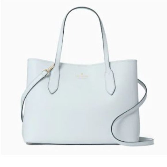 Kate Spade Harper Satchel in MOONLIGHT  Leather Adjustable Detachable Straps - Picture 7 of 10